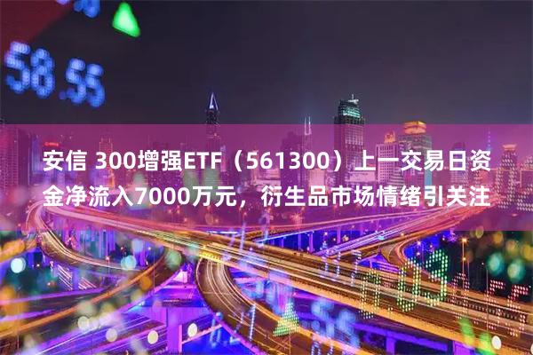 安信 300增强ETF（561300）上一交易日资金净流入7000万元，衍生品市场情绪引关注