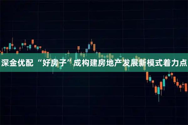 深金优配 “好房子”成构建房地产发展新模式着力点
