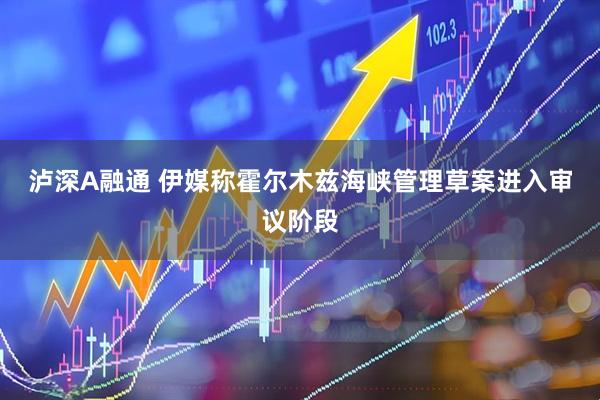 泸深A融通 伊媒称霍尔木兹海峡管理草案进入审议阶段