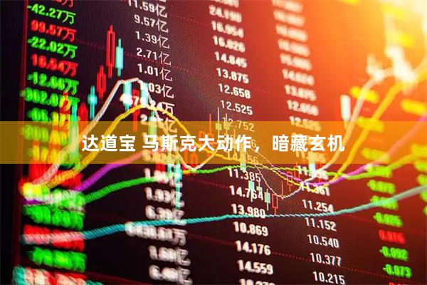达道宝 马斯克大动作，暗藏玄机